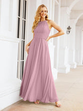 Keyhole Bridesmaid Dresses Sleeveless Formal Evening Party Prom Gowns 28043-numbersea