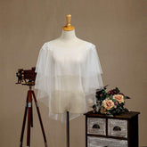 NumberSea - Women's Wrap Shrugs Shawls Tulle Wedding Party / Evening Appliques Flower Lace