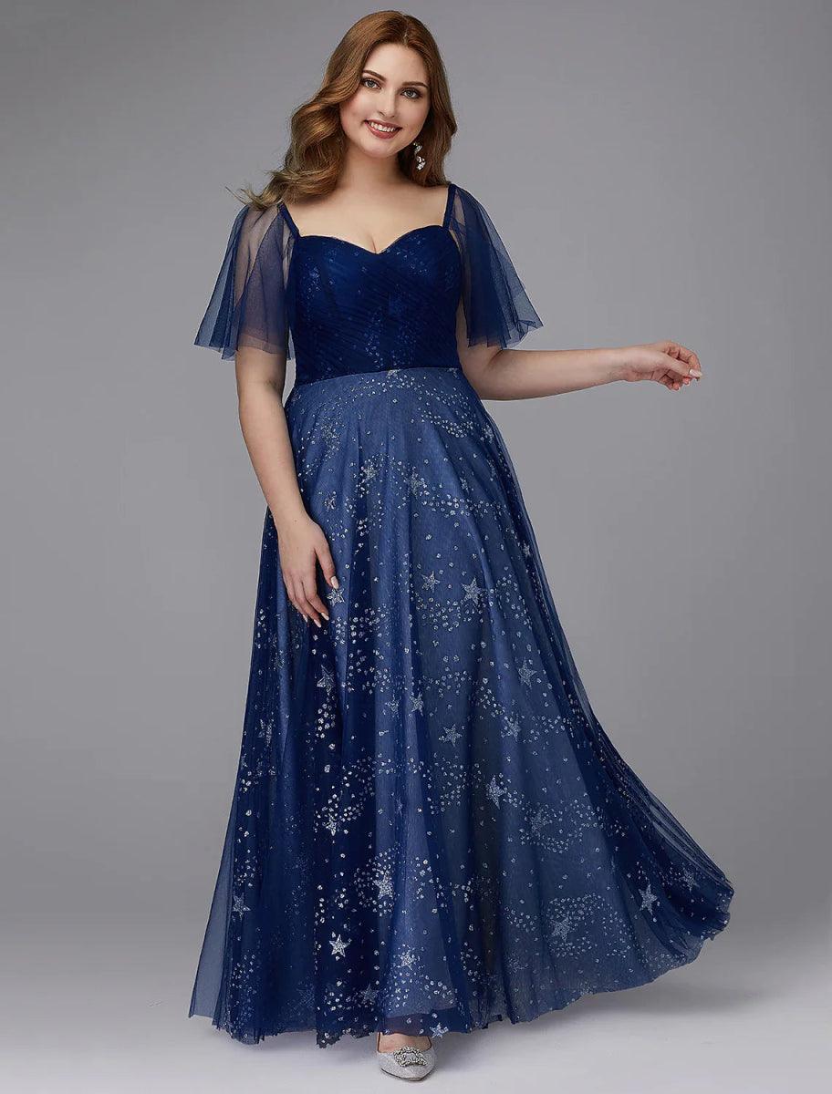 a line dress plus size pattern A-Line Prom Floor Length Short Sleeve Sweetheart Tulle – NumberSea 44 Waist Petite Friendly Washable Stretch Silk High Size:US22