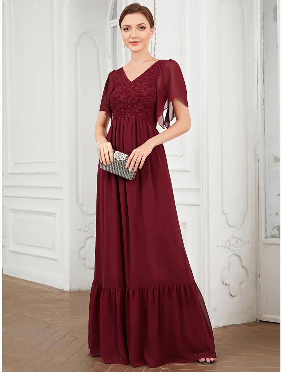 A-Line Prom Dresses Elegant Dress Party Wear Wedding Guest Floor Lengt NumberSea A-Line Prom Dresses Elegant Dress Party Wear Wedding Guest Floor Lengt NumberSea