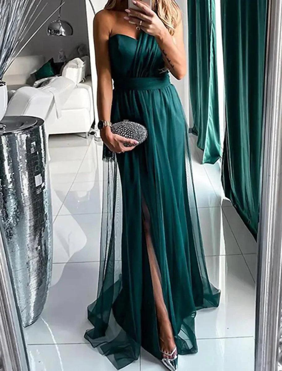 sexy wedding guest dresses 7 Formal That Are Classy AF Its sleek design features sexy straps that enhance the neckline and shoulders Women's Wedding Guest Fashion Sexy