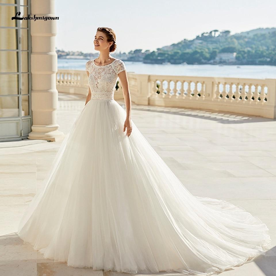 NumberSea-NumberSea Princess Bridal Wedding Gown Backless Summer Wedding Dresses