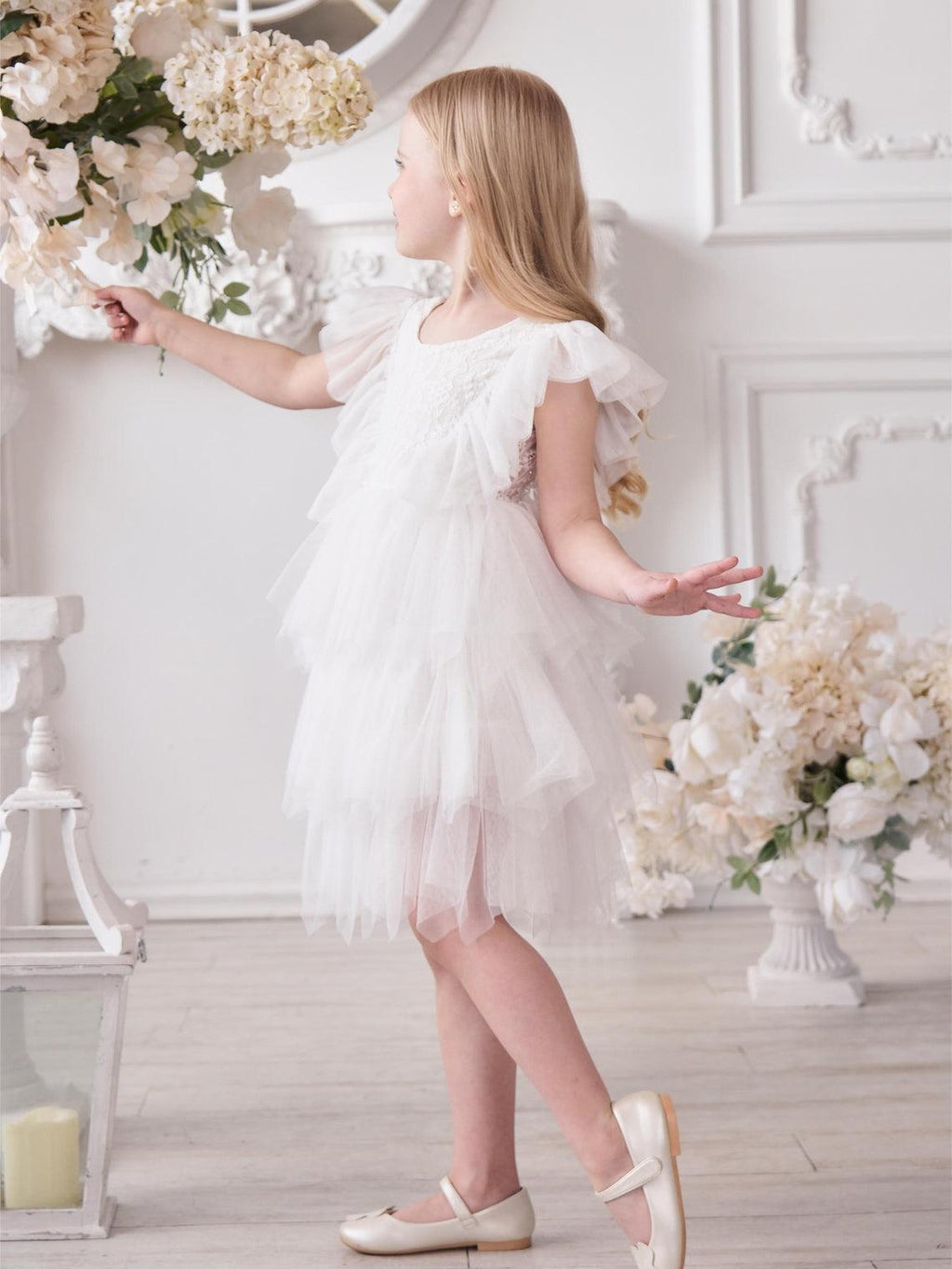 Kurzes/Minikleid aus Spitzentüll (2003227815) 