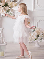 Kurzes/Minikleid aus Spitzentüll (2003227815) 