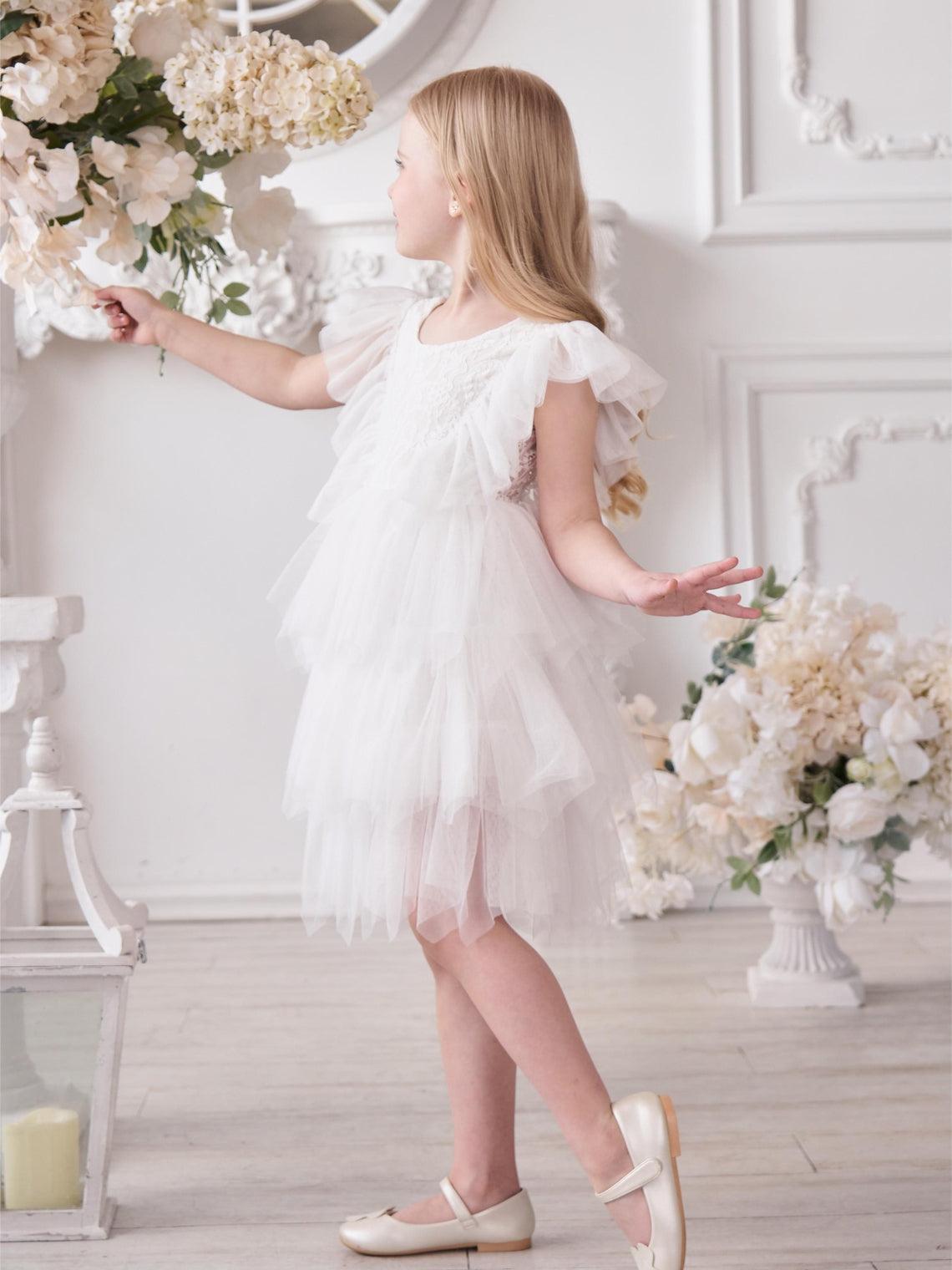 Kurzes/Minikleid aus Spitzentüll (2003227815) 