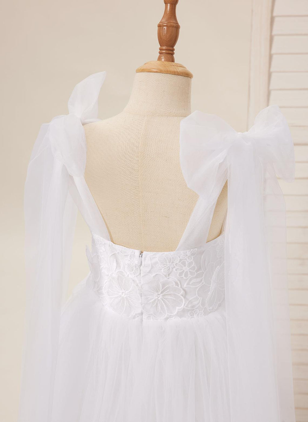Tulle Ankle-length White Dress (2003227582)