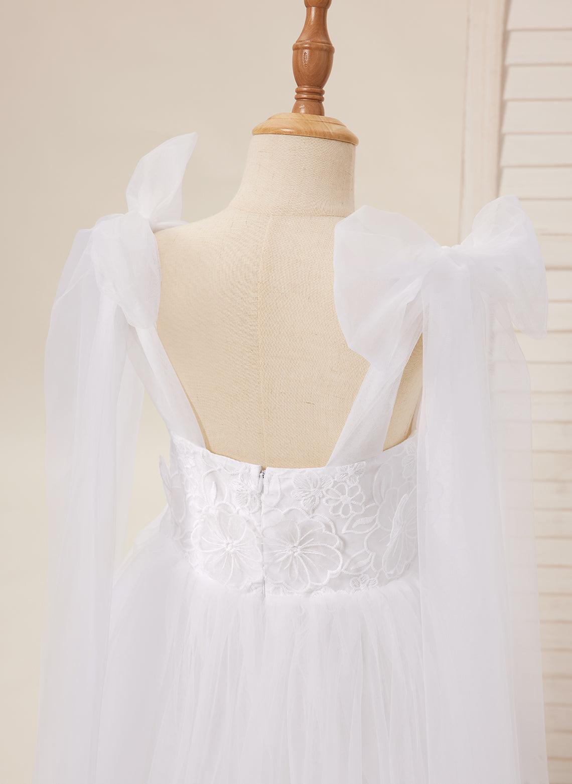 Tulle Ankle-length White Dress (2003227582)