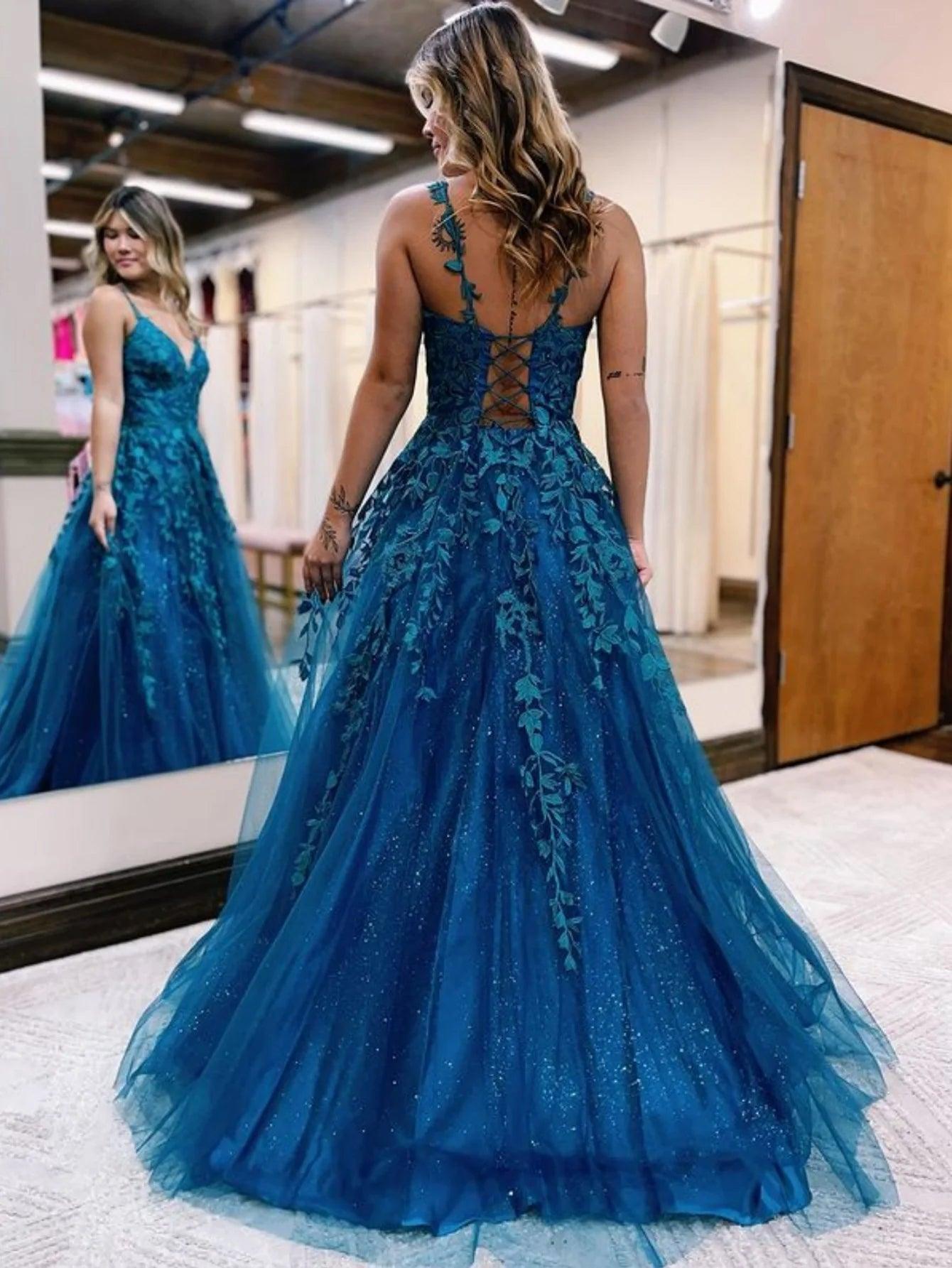 Vestido de noche estilo tirantes, vestido de fiesta para mujer