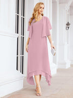 Numbersea Two-Piece A-line Mother of The Bride Dress Formal Party Gown Dress 28073 - numbersea