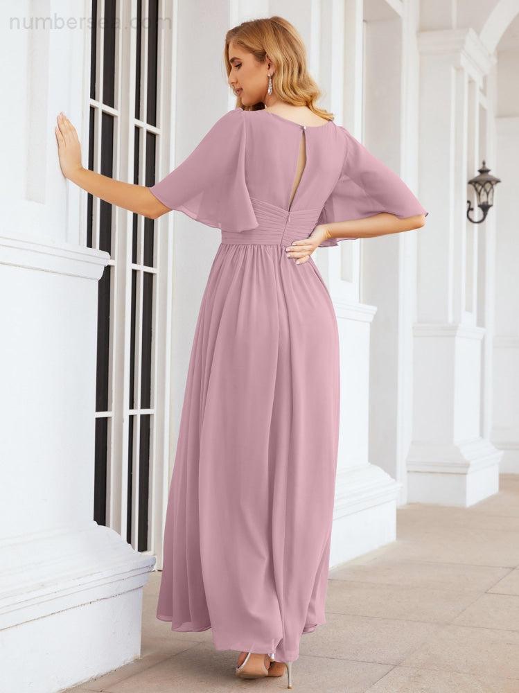 Numbersea Bridesmaid Dresses for Women Wedding Long Party Prom Dress 28068-numbersea