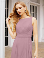 Numbersea Bridesmaid Dresses for Wedding Ruffles Long Formal Prom Gowns 28039-numbersea