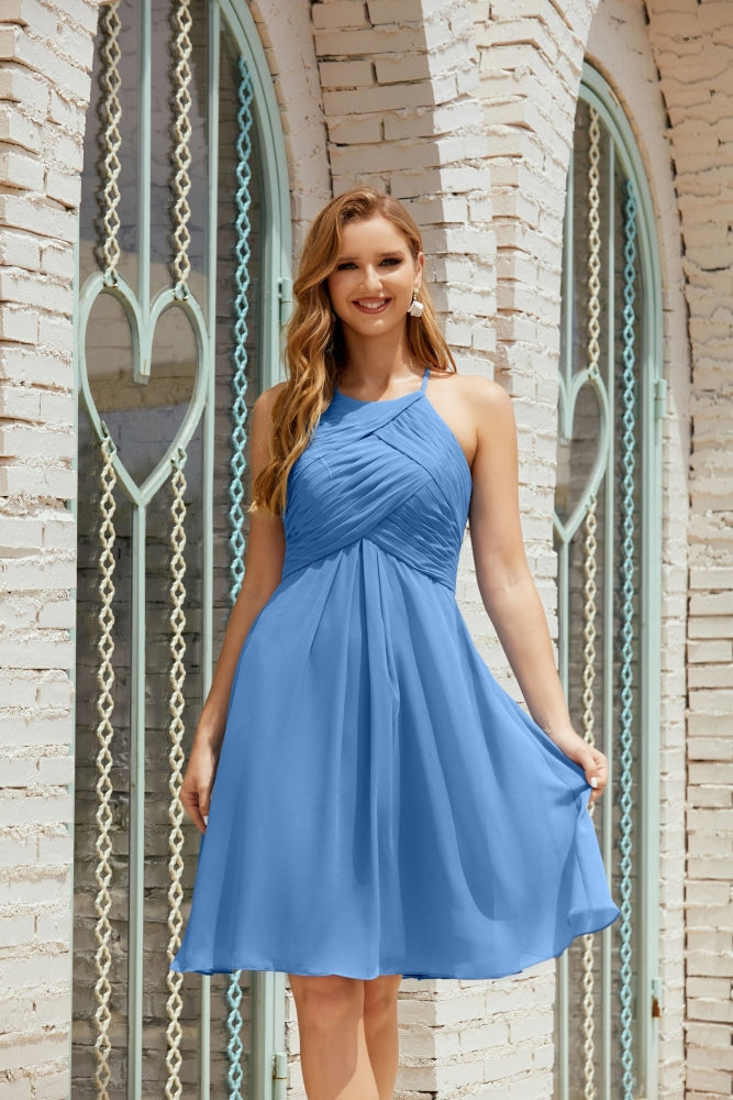 Formal Cocktail Prom Gown Homecoming Dresses 28014 Blue