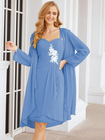 Robes de mariée Numbersea pour la mère de la mariée avec appliques en dentelle pour les invités du mariage 28066 