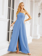 Numbersea Women's One Shoulder Formal Prom Gowns for Mother of The Bride Side Slit Bridesmaid Dresses 28052-numbersea