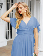 Numbersea Bridesmaid Dresses Backless Formal Prom Gowns for Evening Party Mother of The Bride Dress 28040-numbersea