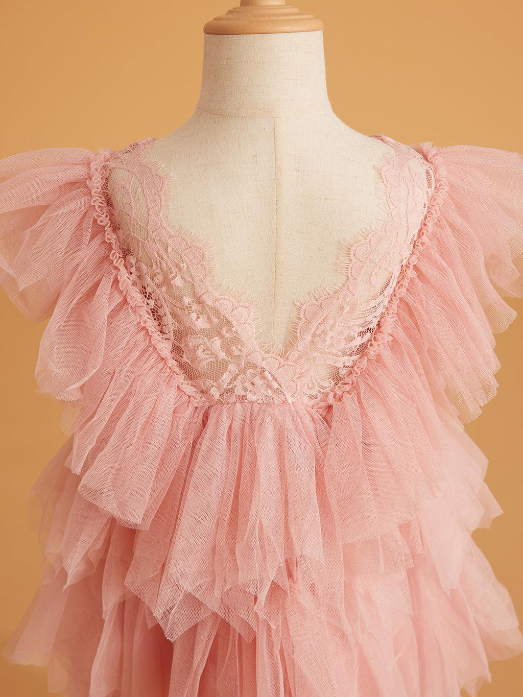 Kurzes/Minikleid aus Spitzentüll (2003227815) 