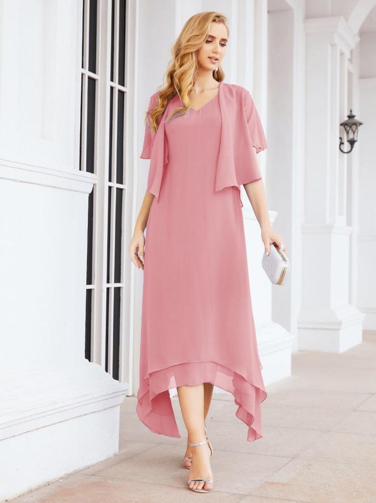 Numbersea Two-Piece A-line Mother of The Bride Dress Formal Party Gown Dress 28073 - numbersea