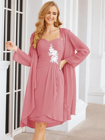Robes de mariée Numbersea pour la mère de la mariée avec appliques en dentelle pour les invités du mariage 28066 