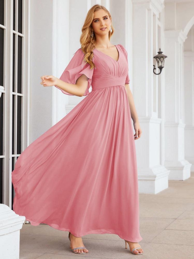 Numbersea Bridesmaid Dresses for Women Wedding Long Party Prom Dress 28068-numbersea