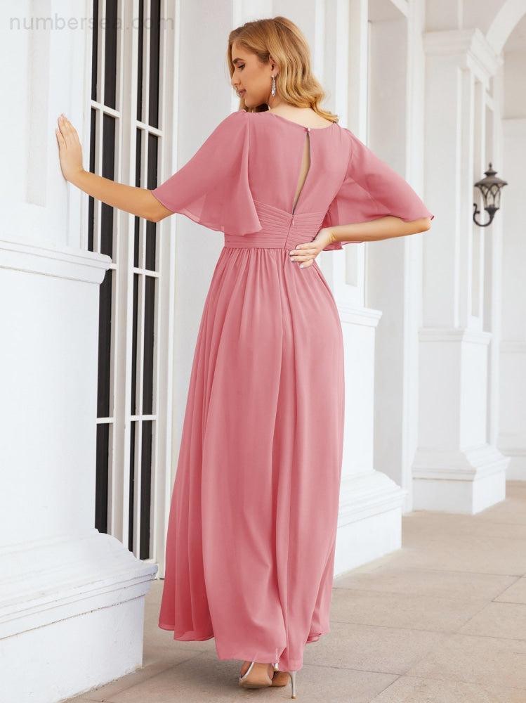 Numbersea Bridesmaid Dresses for Women Wedding Long Party Prom Dress 28068-numbersea