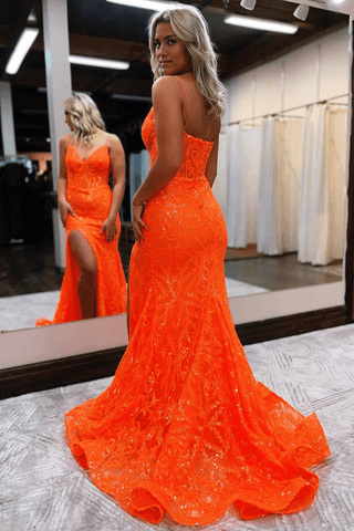 orange debs dress Cut Out Lined Maxi Dress Debs on 5th