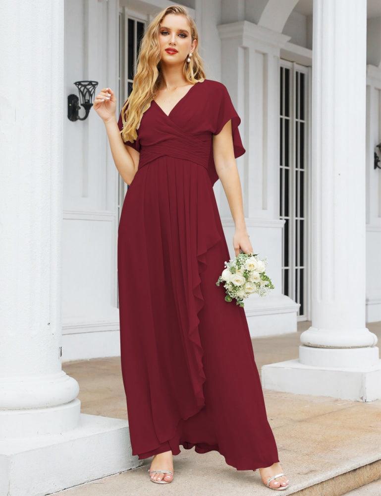 Numbersea Bridesmaid Dresses Backless Formal Prom Gowns for Evening Party Mother of The Bride Dress 28040-numbersea