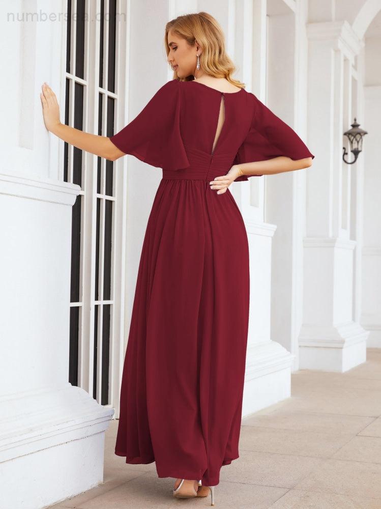 Numbersea Bridesmaid Dresses for Women Wedding Long Party Prom Dress 28068-numbersea