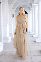 Ladies Chiffon One Shoulder Bridesmaid Evening Dress Wedding Party Evening Dress 28133-numbersea