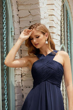 Halter Bridesmaid Dresses Formal Cocktail Prom Gown 28015-numbersea
