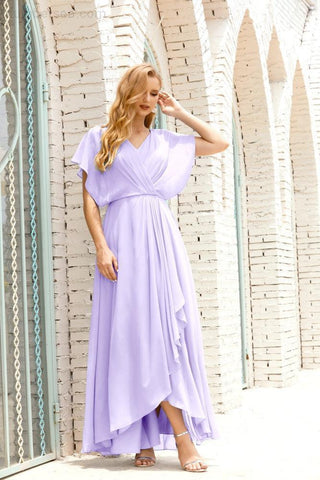 Numbersea Mother Of The Bride Dresses Plus Size V-Neck Floor Length Formal Prom Dress For Wedding
