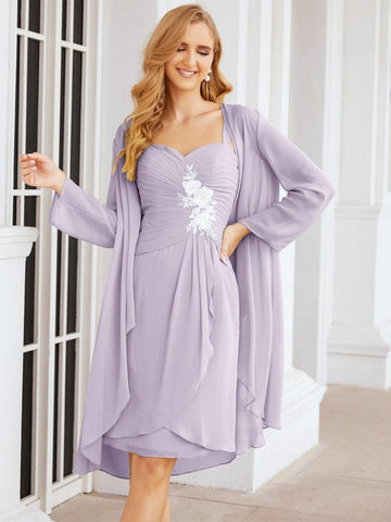 Robes de mariée Numbersea pour la mère de la mariée avec appliques en dentelle pour les invités du mariage 28066 