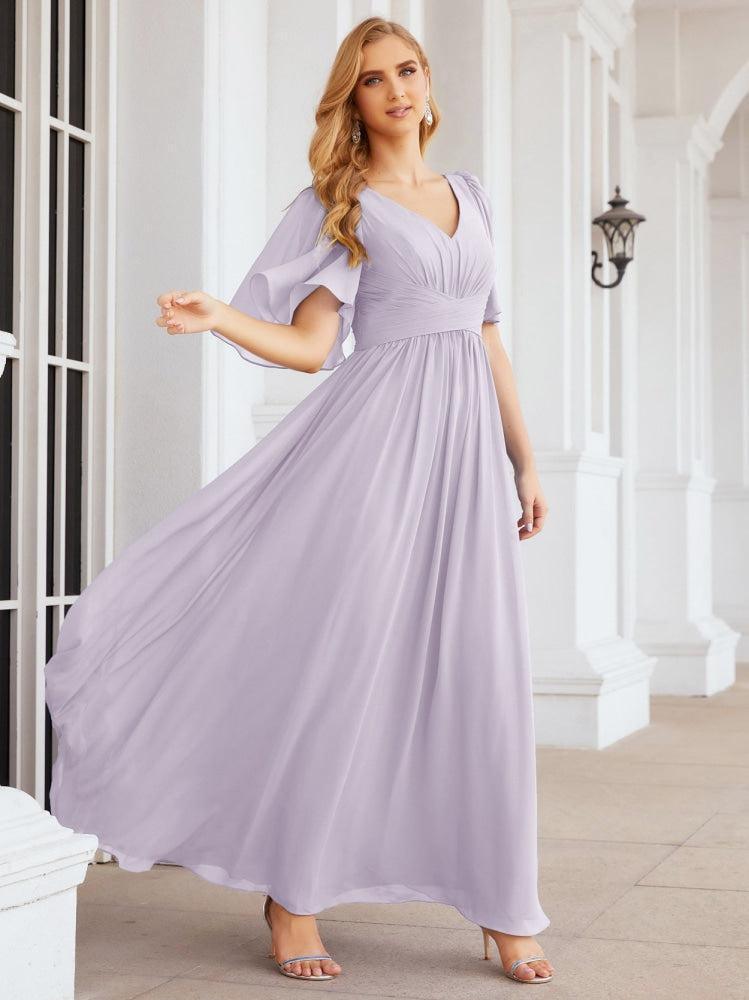 Numbersea Bridesmaid Dresses for Women Wedding Long Party Prom Dress 28068-numbersea