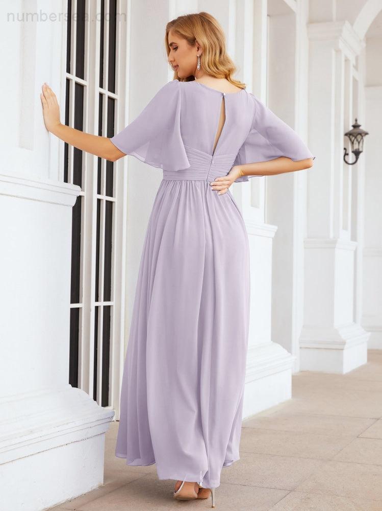 Numbersea Bridesmaid Dresses for Women Wedding Long Party Prom Dress 28068-numbersea