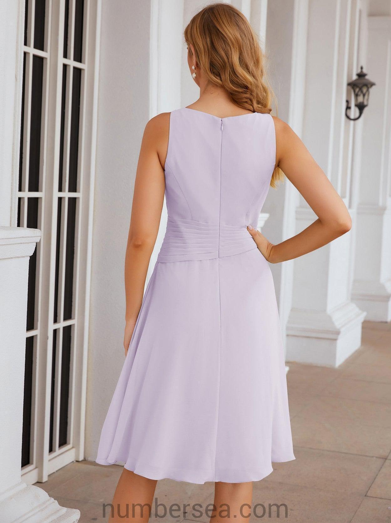 Numbersea Chiffon Mother Of The Bride Dresses Prom Dress For Wedding Guest Casual Pleated 28065