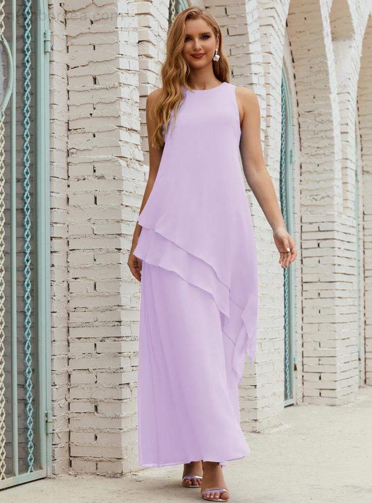 Chiffon Long Plus Size Mother Of Bride Dresses Formal Bridesmaid Prom Gown 28019