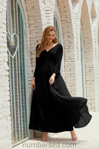 Numbersea Bridesmaid Dress Chiffon Formal Party Dress Evening Dress 28016-numbersea
