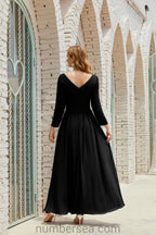 Numbersea Bridesmaid Dress Chiffon Formal Party Dress Evening Dress 28016-numbersea
