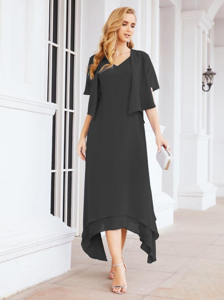 Numbersea Two-Piece A-line Mother of The Bride Dress Formal Party Gown Dress 28073 - numbersea