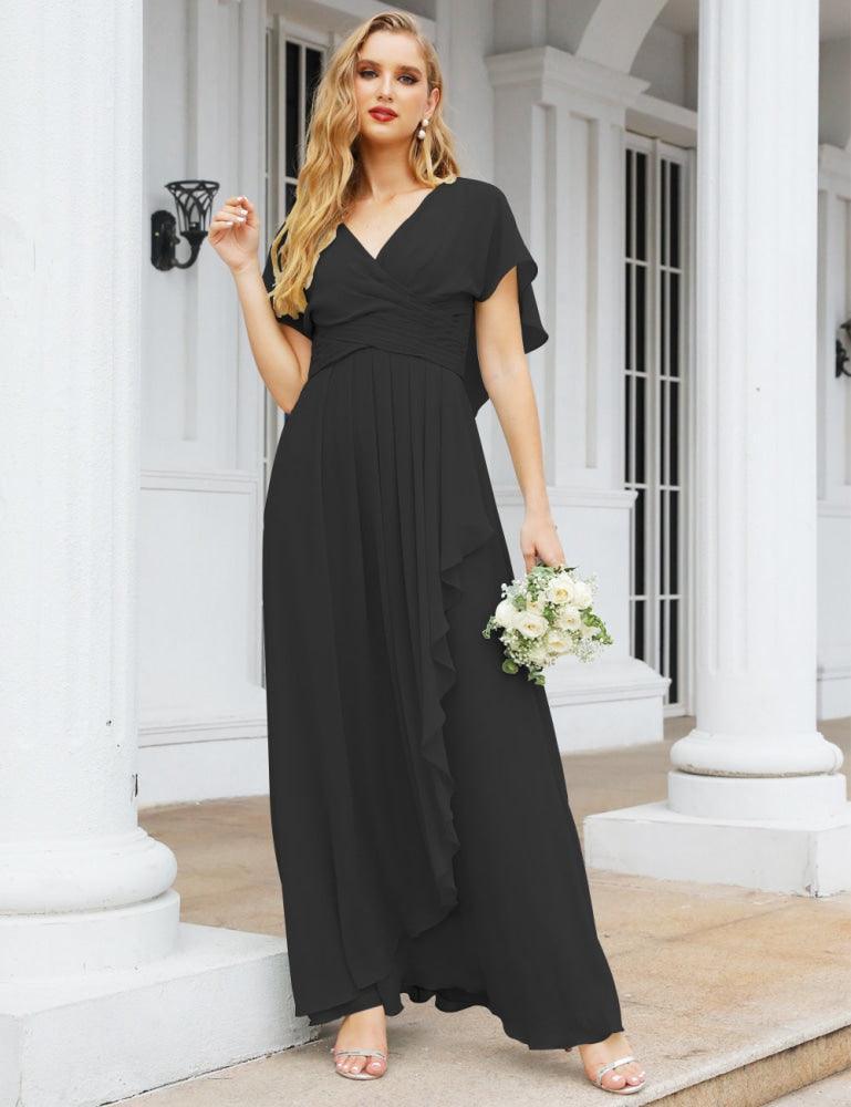 Numbersea Bridesmaid Dresses Backless Formal Prom Gowns for Evening Party Mother of The Bride Dress 28040-numbersea