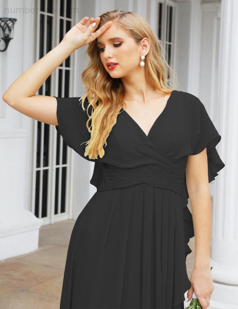 Numbersea Bridesmaid Dresses Backless Formal Prom Gowns for Evening Party Mother of The Bride Dress 28040-numbersea