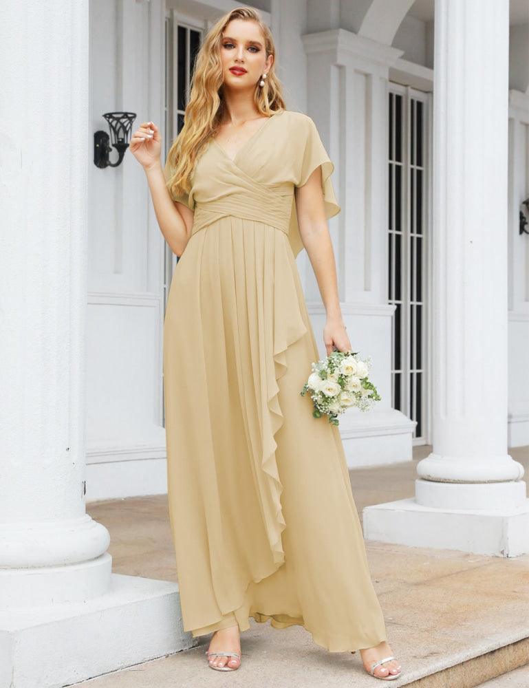 Numbersea Bridesmaid Dresses Backless Formal Prom Gowns for Evening Party Mother of The Bride Dress 28040-numbersea