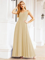 Numbersea Spaghetti Strap Bridesmaid Dresses V Neck Butterfly Back Fromal Evening Party Prom Gown 28036-numbersea