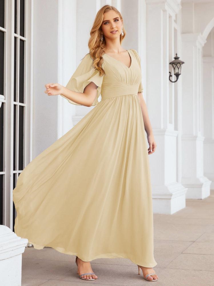 Numbersea Bridesmaid Dresses for Women Wedding Long Party Prom Dress 28068-numbersea