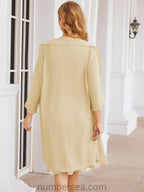 Numbersea Chiffon Mother Of The Bride Dresses Prom Dress For Wedding Guest Casual Pleated 28065