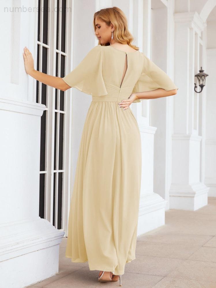 Numbersea Bridesmaid Dresses for Women Wedding Long Party Prom Dress 28068-numbersea