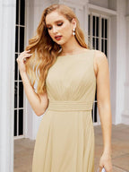 Numbersea Bridesmaid Dresses for Wedding Ruffles Long Formal Prom Gowns 28039-numbersea