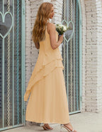 Chiffon Long Plus Size Mother Of Bride Dresses Formal Bridesmaid Prom Gown 28019