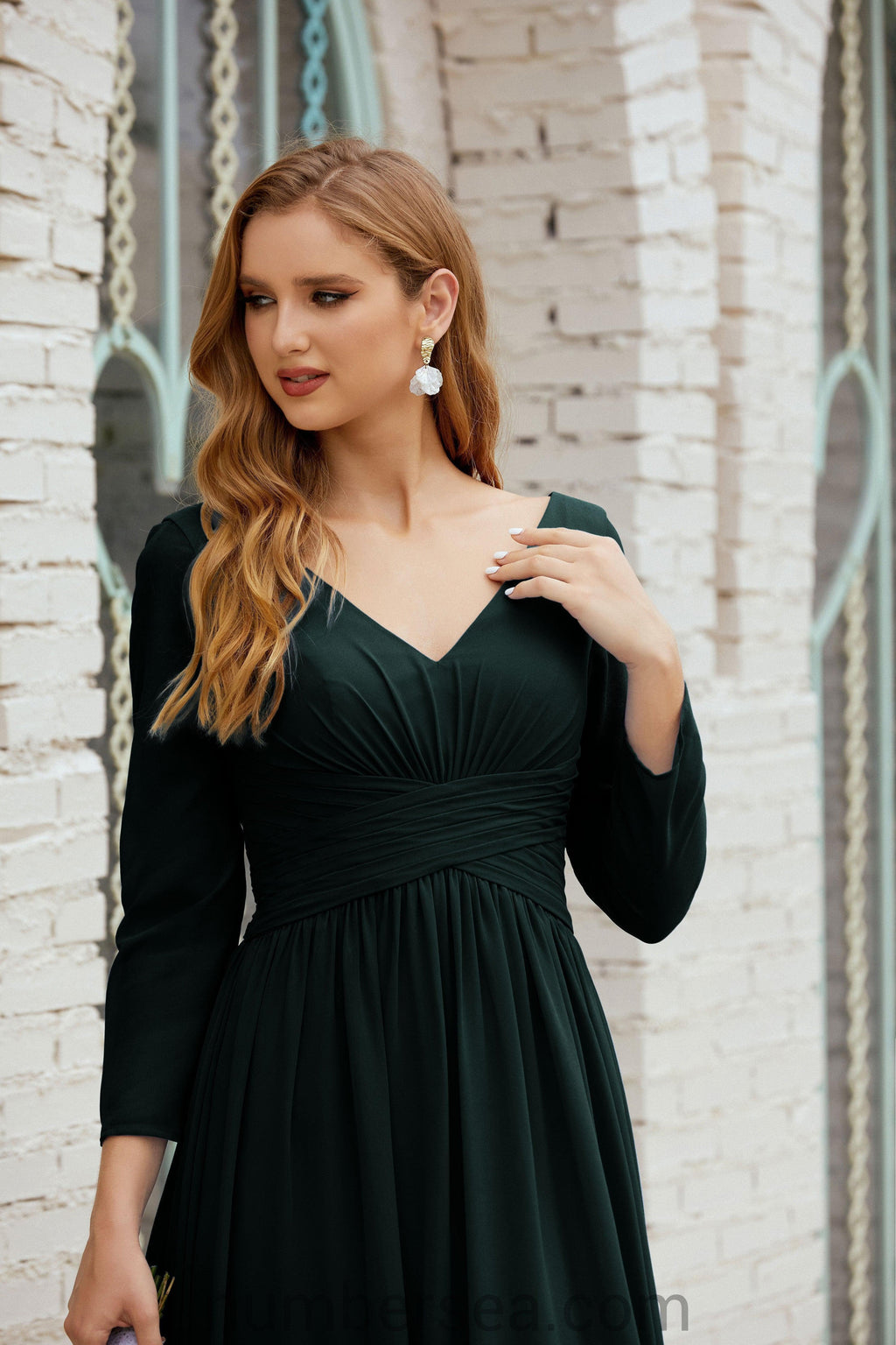 Numbersea Bridesmaid Dress Chiffon Formal Party Dress Evening Dress 28016-numbersea
