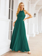 Keyhole Bridesmaid Dresses Sleeveless Formal Evening Party Prom Gowns 28043-numbersea