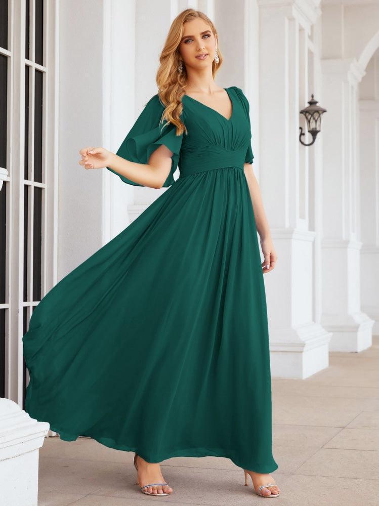 Numbersea Bridesmaid Dresses for Women Wedding Long Party Prom Dress 28068-numbersea